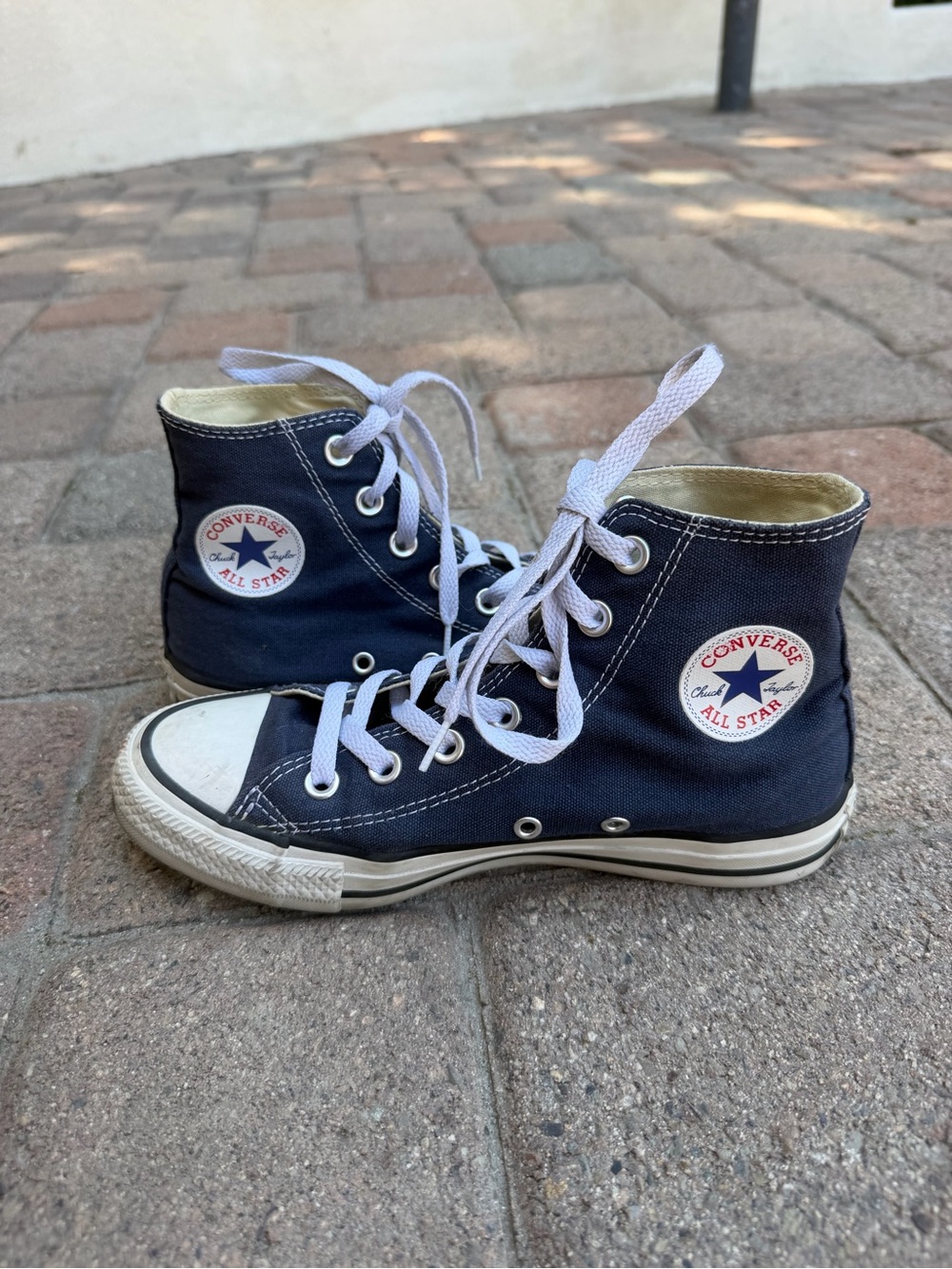 Converse Navy Blue High-Top All Star Sneakers